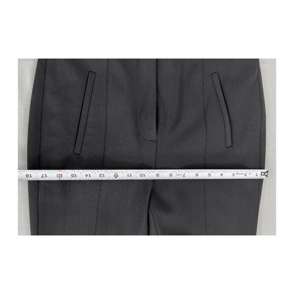 Veronica Beard High Waist Flared Trousers in Black - Picture 7 of 8